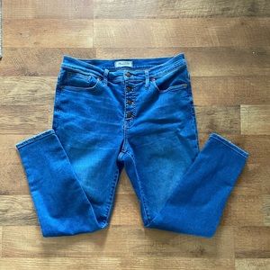 Madewell 9” mid-rise skinny crop